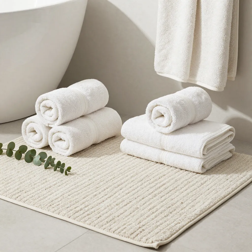 Bathroom textile accessories