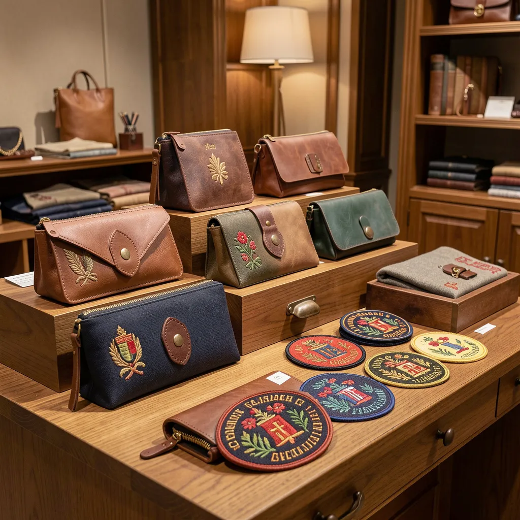 Premium textile accessories display